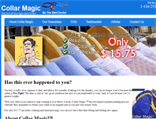 Tablet Screenshot of collarmagic.com